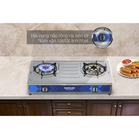 Bếp gas dương inox Sunhouse SHB31012-V