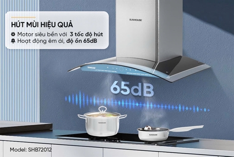 MÁY HÚT MÙI KÍNH CONG SUNHOUSE SHB72012