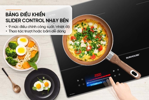 BẾP ĐÔI ĐIỆN TỪ SUNHOUSE SHB82012 - 2200W