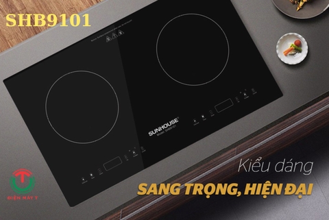 Bếp từ đôi lắp âm Sunhouse SHB9101