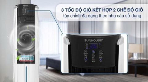 Quạt điều hòa Sunhouse 220W SHD7737