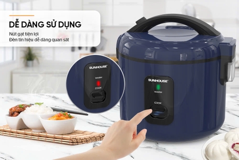 NỒI CƠM ĐIỆN 1.2L SUNHOUSE SHD8213