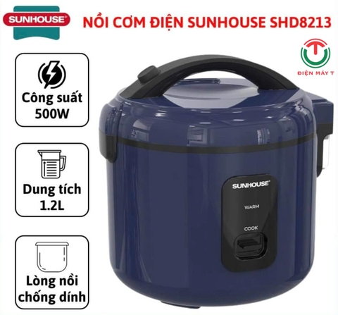 NỒI CƠM ĐIỆN 1.2L SUNHOUSE SHD8213