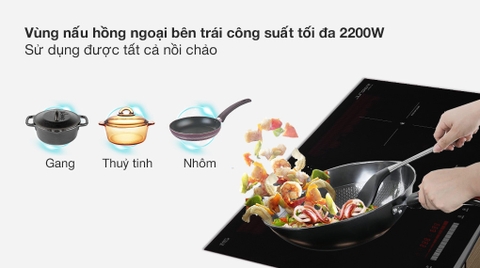 Bếp từ hồng ngoại lắp âm Junger SIS-68