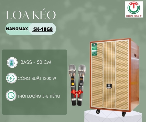 Loa Kéo Nanomax SK-18G8 Bass 50cm 1200w