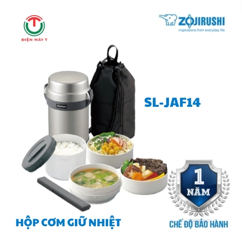 HỘP CƠM GIỮ NHIỆT ZOJIRUSHI SL-JAF14 [ xám (HG), Bạc (SA) ]