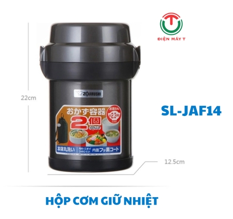 HỘP CƠM GIỮ NHIỆT ZOJIRUSHI SL-JAF14 [ xám (HG), Bạc (SA) ]