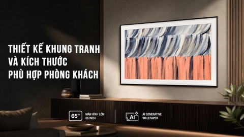Smart tivi Samsung khung tranh 4K 65 inch 65LS03H