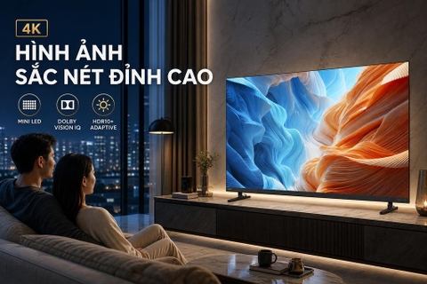 Smart Tivi Mini LED Toshiba AI 4K 55 inch 55Z670SP