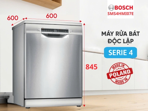Máy rửa chén độc lập Bosch SMS4HMI07E