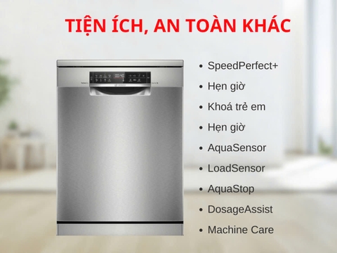 Máy rửa chén độc lập Bosch SMS6ZCI16E