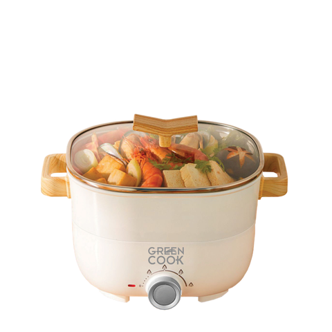 Nồi lẩu điện hấp GreenCook GCEH233