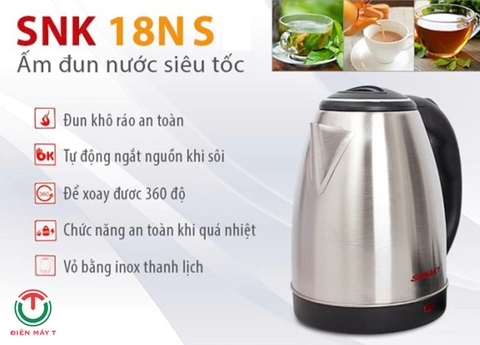 Bình đun siêu tốc 1.8 lít Sanaky SNK-18NS
