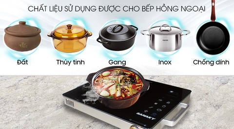 BẾP HỒNG NGOẠI ĐƠN SANAKY SNK-2524HGN