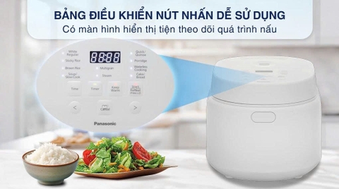 Nồi cơm điện tử Panasonic 1.8 lít SR-DL184WRA