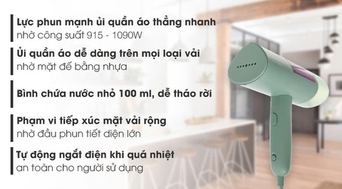 Bàn ủi hơi nước cầm tay Philips STH3010 - 1000W