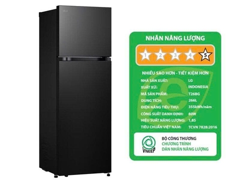 Tủ lạnh LG Inverter 266 lít T26BG [ Mới ]