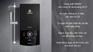 Máy nước nóng trực tiếp ARISTON 4500W AURES TOP 4.5P