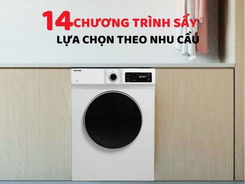 Máy sấy thông hơi Toshiba 7 kg TD-H80SEV(WK)