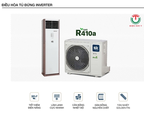 Điều hòa tủ đứng Inverter Sumikura 1 chiều 36.000Btu APF/APO-360DC