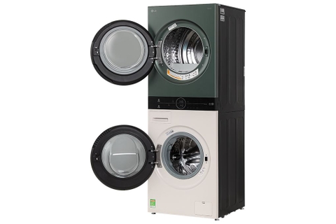 Tháp giặt sấy LG WashTower Inverter giặt 14 kg - sấy 10 kg WT1410NHEG
