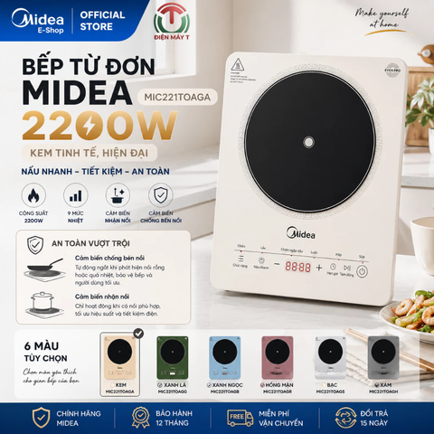 Bếp điện từ Midea MIC221T0AGR