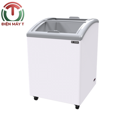 Tủ Đông Cửa Lùa Kính Cong Sanden 152 Lít SNC-0155
