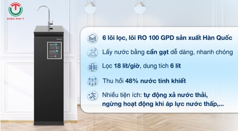 Máy lọc nước RO Panasonic TK-CA811K-VN 6 lõi  ( hàng chính hãng )