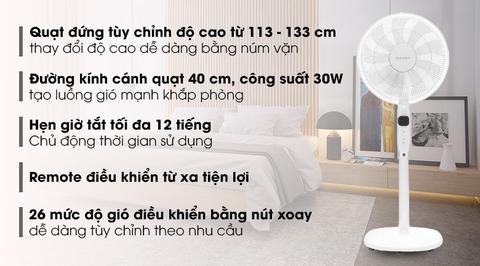 Quạt đứng Toshiba F-LSD10(H)VN