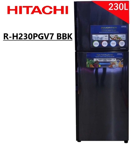 Tủ Lạnh HITACHI 230 Lít R-H230PGV7 (BBK)