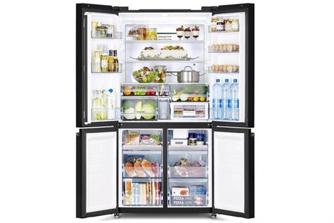 Tủ lạnh Hitachi Inverter Side by Side 656 lít HRSN9713ESGBKVN