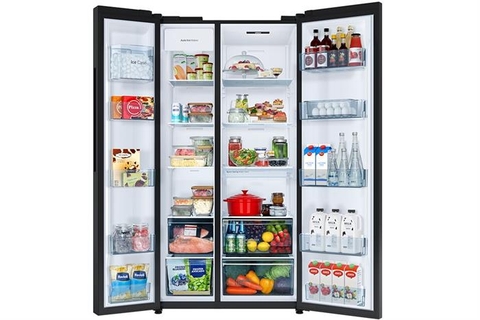 Tủ lạnh Hitachi Inverter 653 lít Side By Side HRSN9713ESAUVN