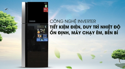 Tủ lạnh Hitachi Inverter 450 lít R-FG560PGV8(GBK)