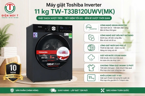 Máy giặt Toshiba Inverter 11 kg TW-T33B120UWV(MK)