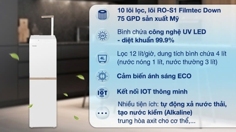 Máy lọc nước RO Toshiba TWP-H2396SVN(W) 10 lõi