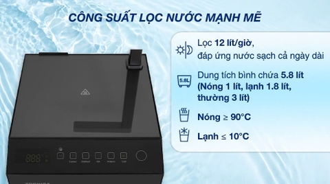 Máy lọc nước RO nóng nguội lạnh Toshiba TWP-W2396SVN(M) 10 lõi