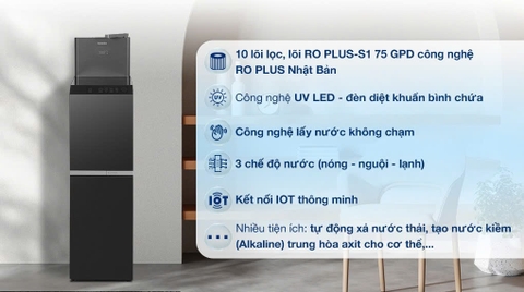 Máy lọc nước RO nóng nguội lạnh Toshiba TWP-W2399SVN(M) 10 lõi