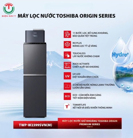 Máy lọc nước RO nóng nguội lạnh Toshiba TWP-W2399SVN(M) 10 lõi