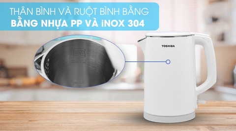 Bình đun siêu tốc TOSHIBA KT-15DS1PV