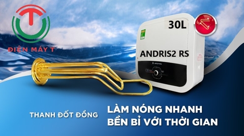 Máy nước nóng gián tiếp Ariston 30 lít 2500W AN2 30 RS 2.5 FE