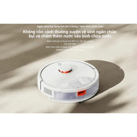 Robot hút bụi lau nhà Xiaomi Robot Vacuum S20 EU  - Hàng chính hãng ( BHR8629EU ) [2024]