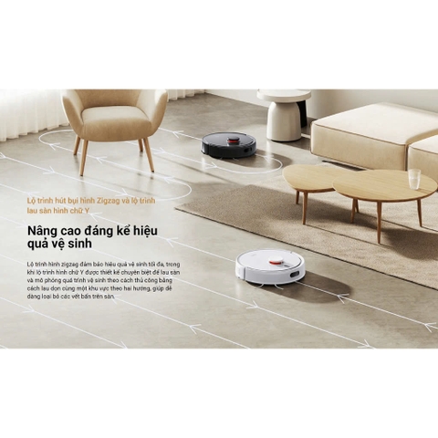 Robot hút bụi lau nhà Xiaomi Robot Vacuum S20 EU  - Hàng chính hãng ( BHR8629EU ) [2024]