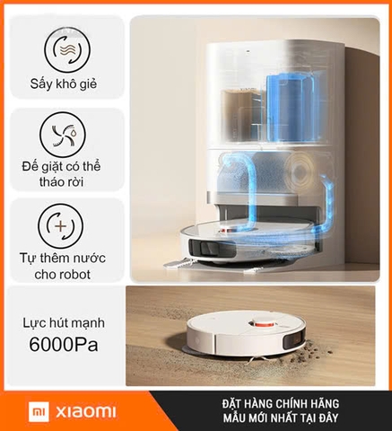 Robot hút bụi lau nhà Xiaomi Vacuum X20+ EU - Hàng chính hãng