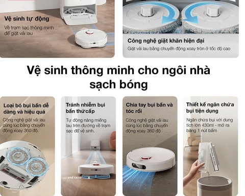 Robot hút bụi lau nhà Xiaomi Vacuum X20 US - Hàng chính hãng