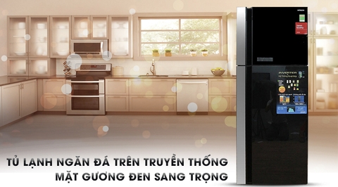 Tủ lạnh Hitachi Inverter 450 lít R-FG560PGV8(GBK)