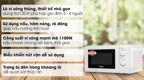 Lò vi sóng Galanz P70T20P-V6 20 lít