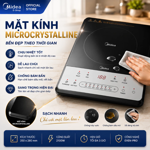Bếp từ đơn Midea MC-2125DVN 2.100W