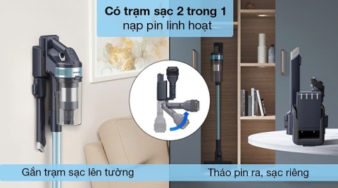 MÁY HÚT BỤI KHÔNG DÂY SAMSUNG VS15A6031R1/SV