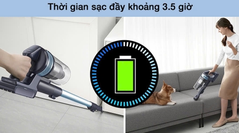 MÁY HÚT BỤI KHÔNG DÂY SAMSUNG VS15A6031R1/SV