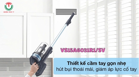 MÁY HÚT BỤI KHÔNG DÂY SAMSUNG VS15A6031R1/SV